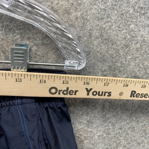 Adidas Sweatpants Men Large Blue Navy Athletic Outdoors Polyester Gym Vintage - Picture 10 of 13